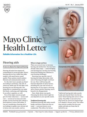 cover image of January 2023. Mayo Clinic Health Letter